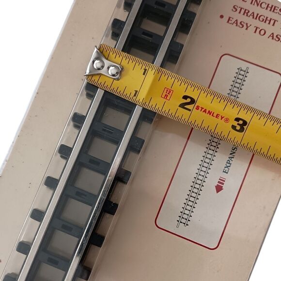 2 Lemax Train Tracks Straight NEW 84211 Expansion Replacement Village Collection - Picture 3 of 15